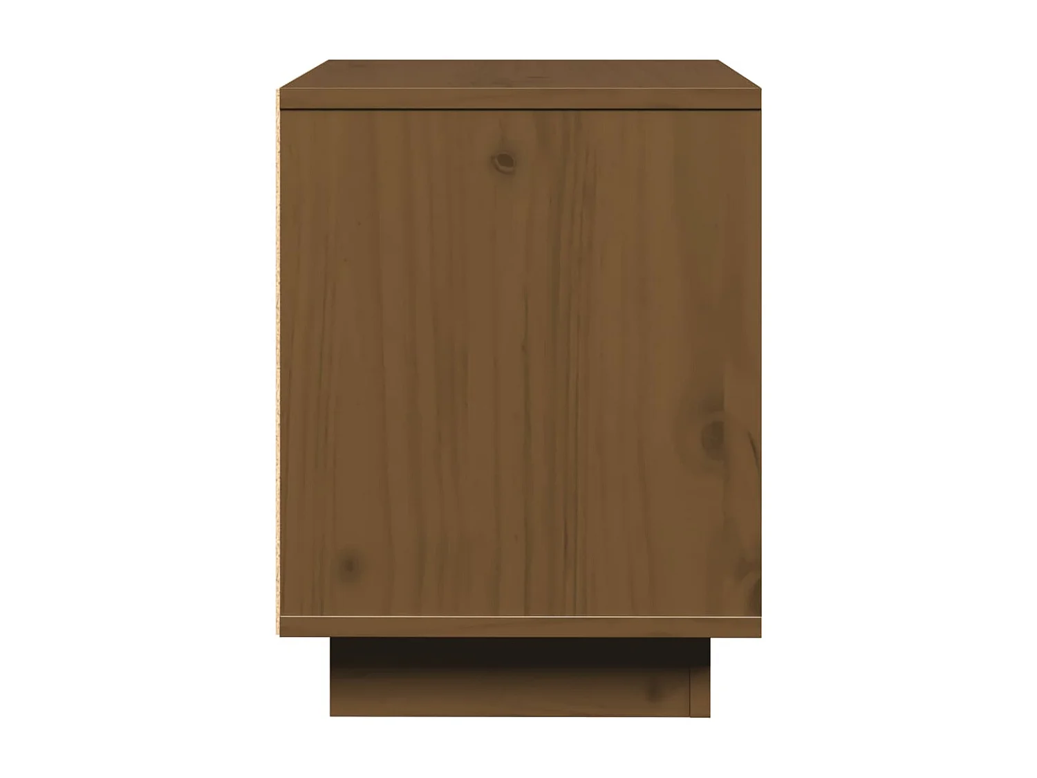 Tables de chevet 2pcs Marron miel 40x30x40cm Bois de pin solide