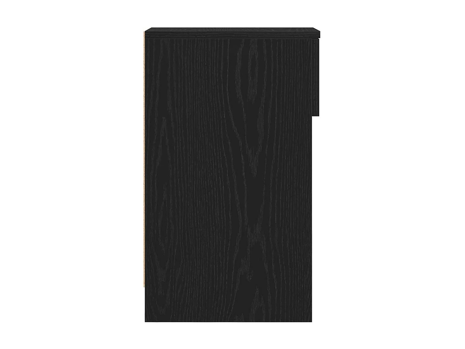 Tables de chevet avec tiroir 2 pcs chêne noir 20x36x60 cm