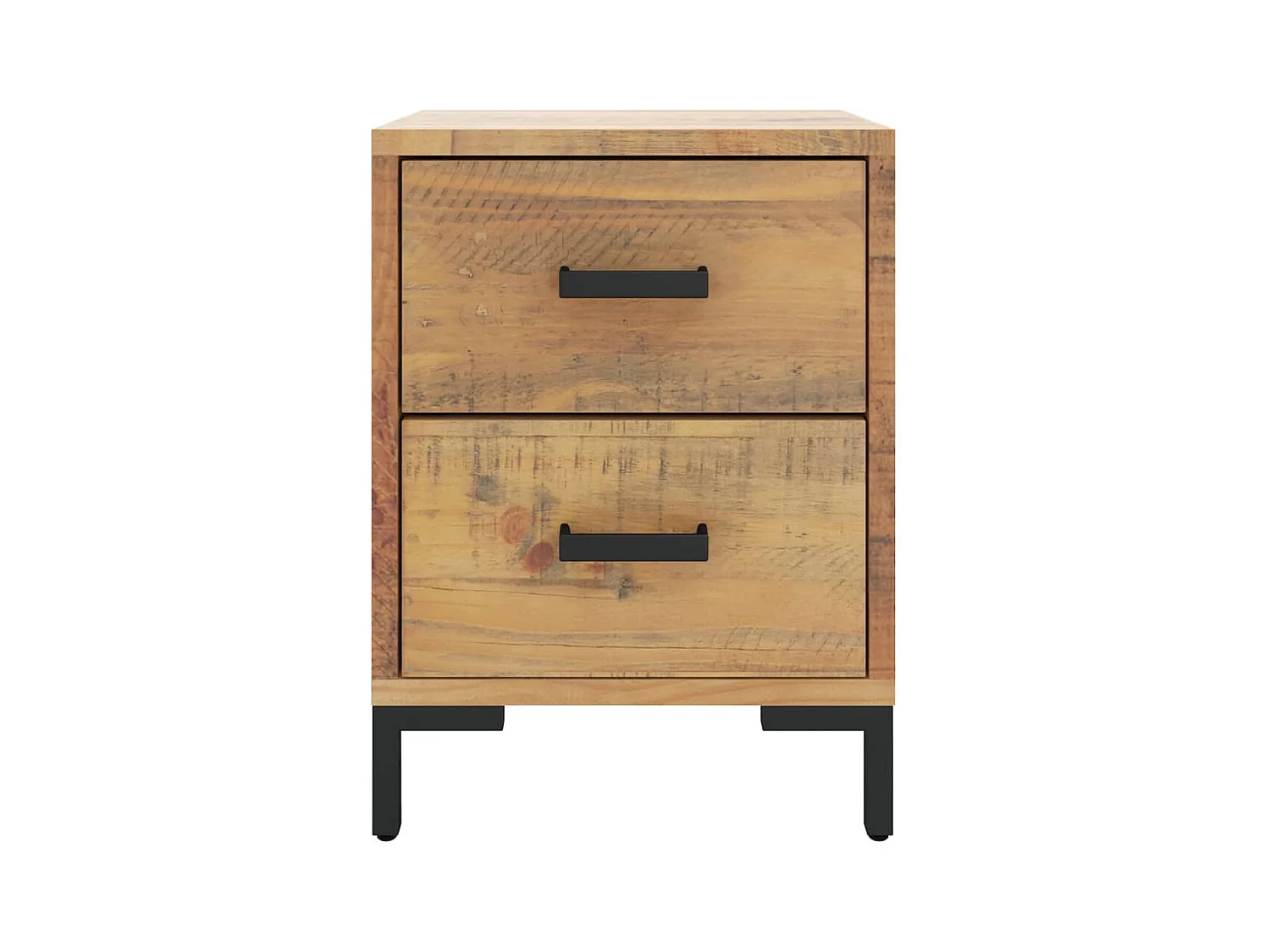 Table de chevet Marron 36x30x45 cm Bois de pin massif