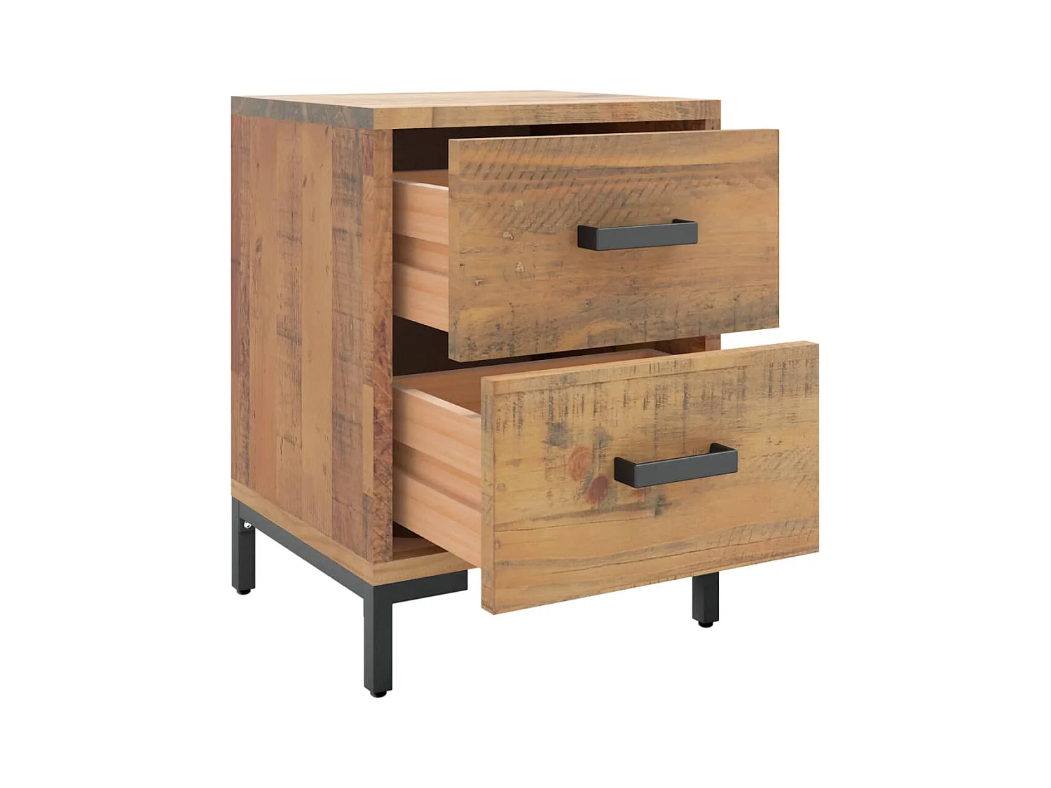 Table de chevet Marron 36x30x45 cm Bois de pin massif