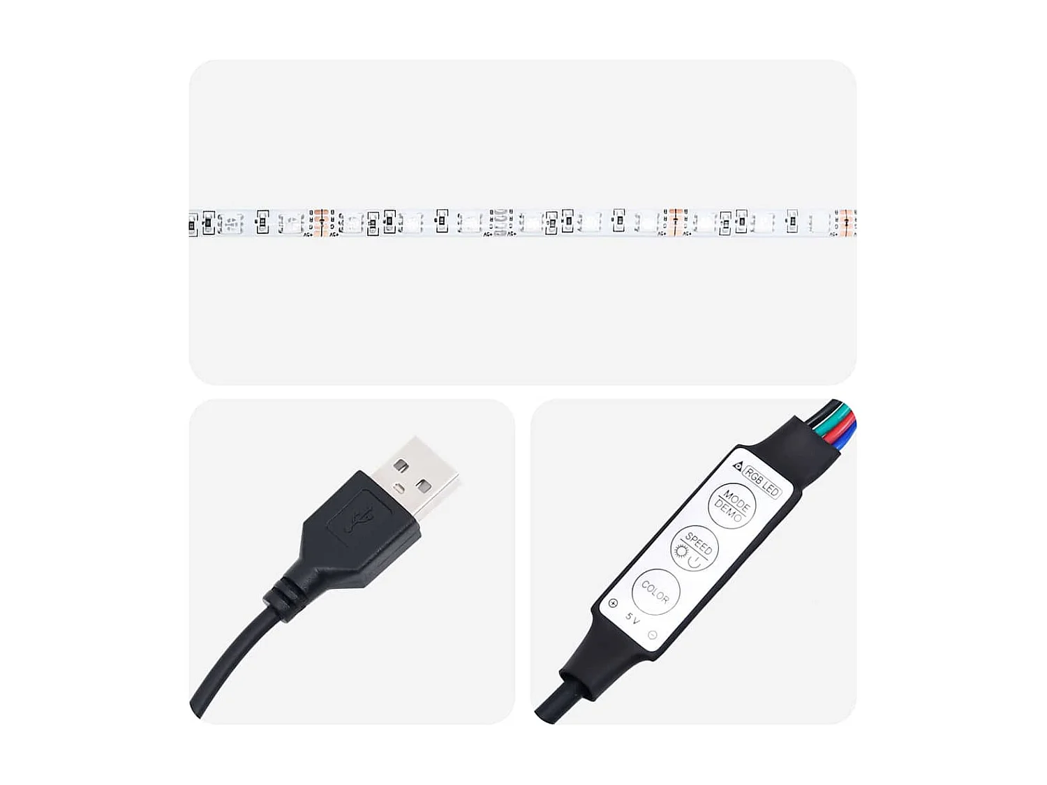 Meubles de Chevet avec LED 2 pcs Chêne Sonoma 50x34,5x50 cm