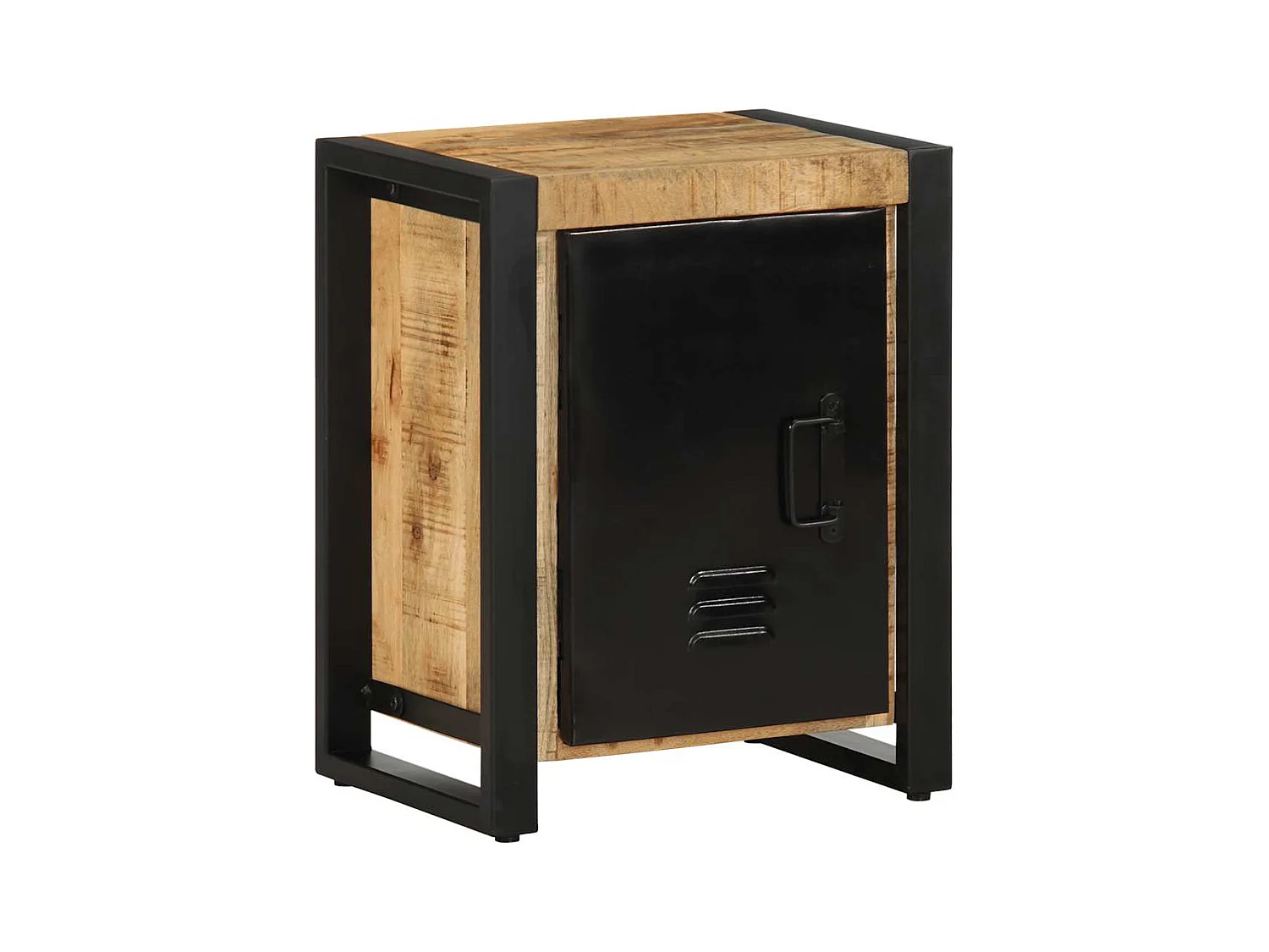 Tables de chevet 2 pcs bois de manguier massif brut