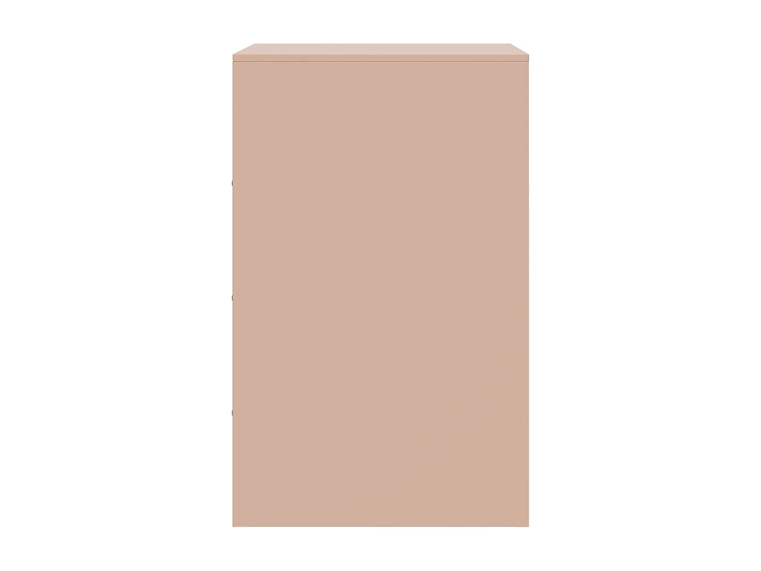 Tables de chevet 2 pcs rose 34,5x39x62 cm acier