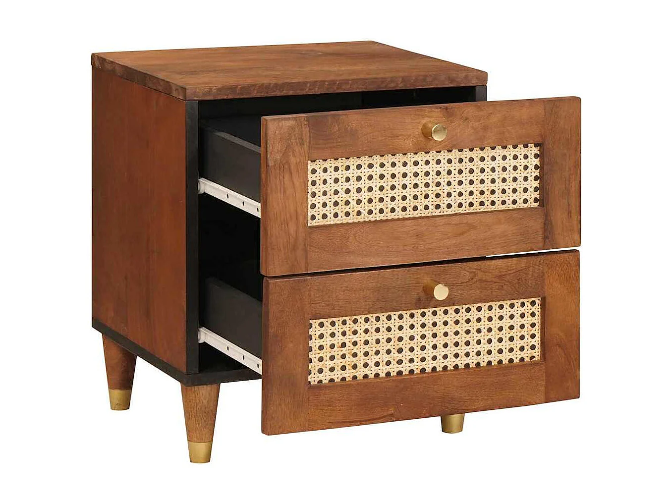 Tables de chevet avec tiroir 40 x 33.5 x 46 cm