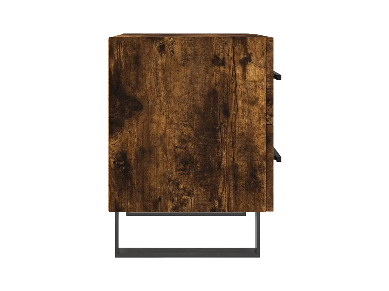 Comodino in rovere affumicato 40x35x47,5 cm in legno ingegnerizzato