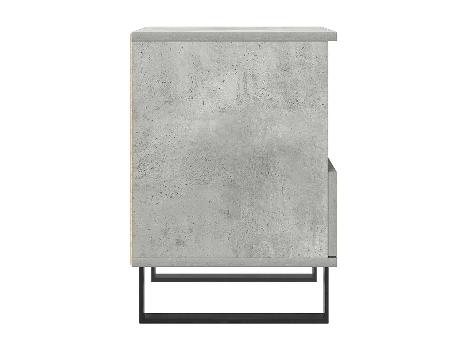 Comodini 2 pezzi grigio cemento 40x35x50 cm in legno ingegnerizzato