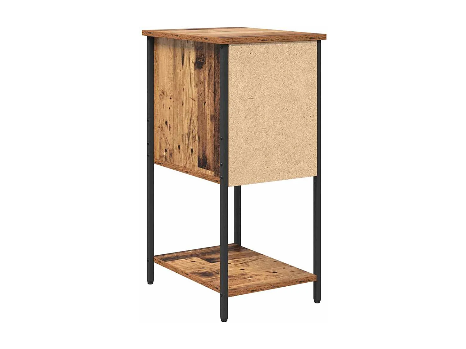 Cabinet de chevet avec tiroir 2 pcs Bois ancien 32 x 42 x 70 cm