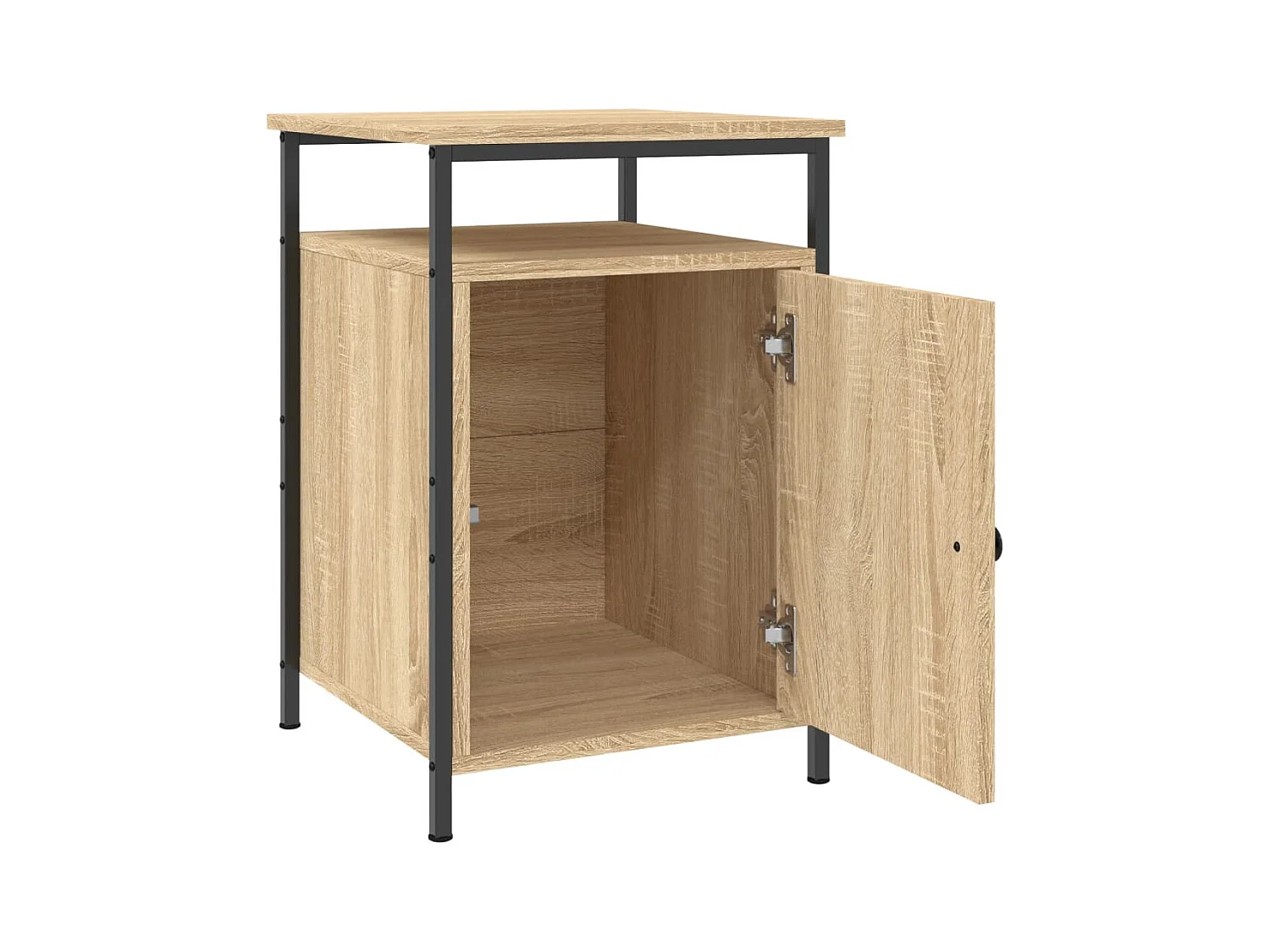 Tables de chevet 2pcs chêne sonoma 40x42x60cm bois d'ingénierie