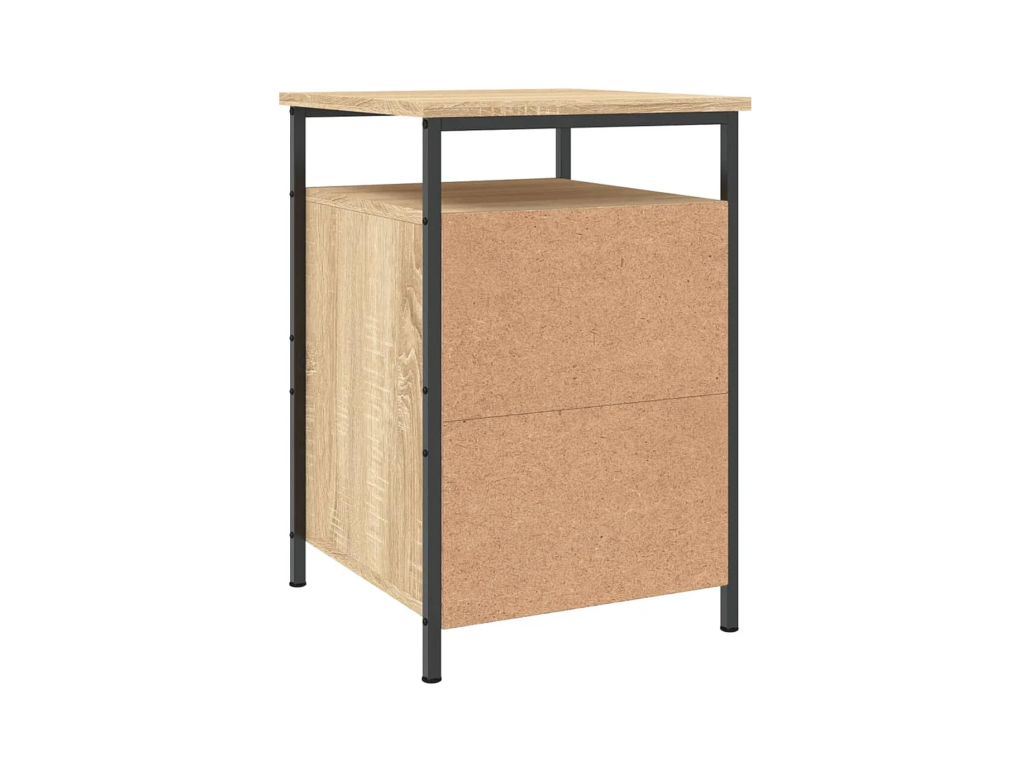 Tables de chevet 2pcs chêne sonoma 40x42x60cm bois d'ingénierie