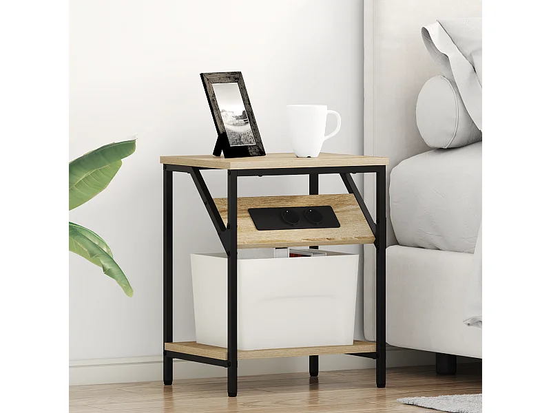 Cabinet de chevet Chêne sonoma 38 x 30 x 48 cm