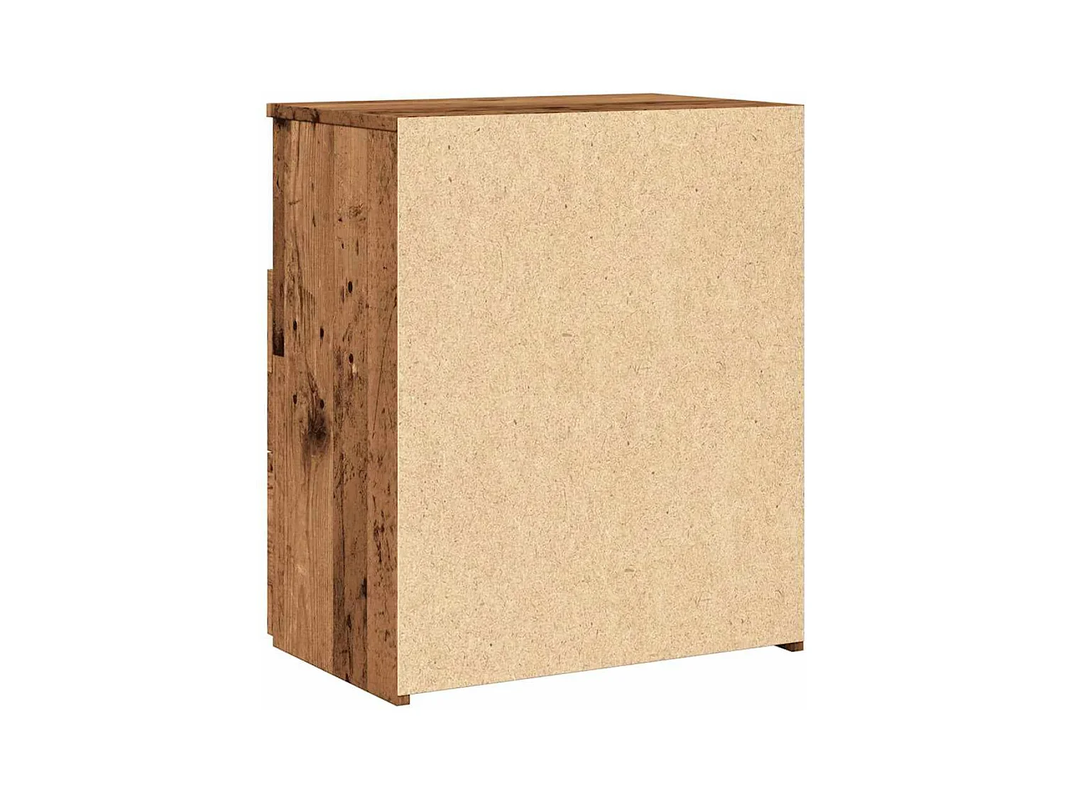 Nachtkastjes 2 stuks oud hout 50x32x60 cm bewerkt hout
