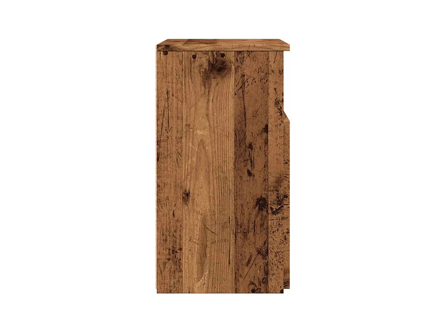 Nachtkastjes 2 stuks oud hout 50x32x60 cm bewerkt hout