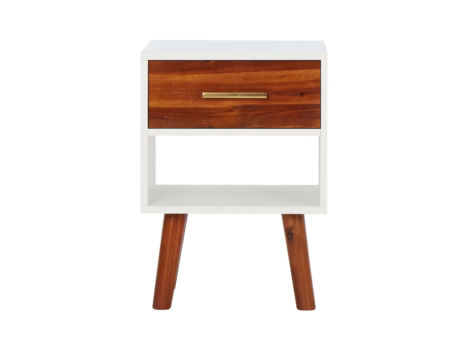 Nachtkastjes 2 stuks Massief acaciahout 40x30x57 cm