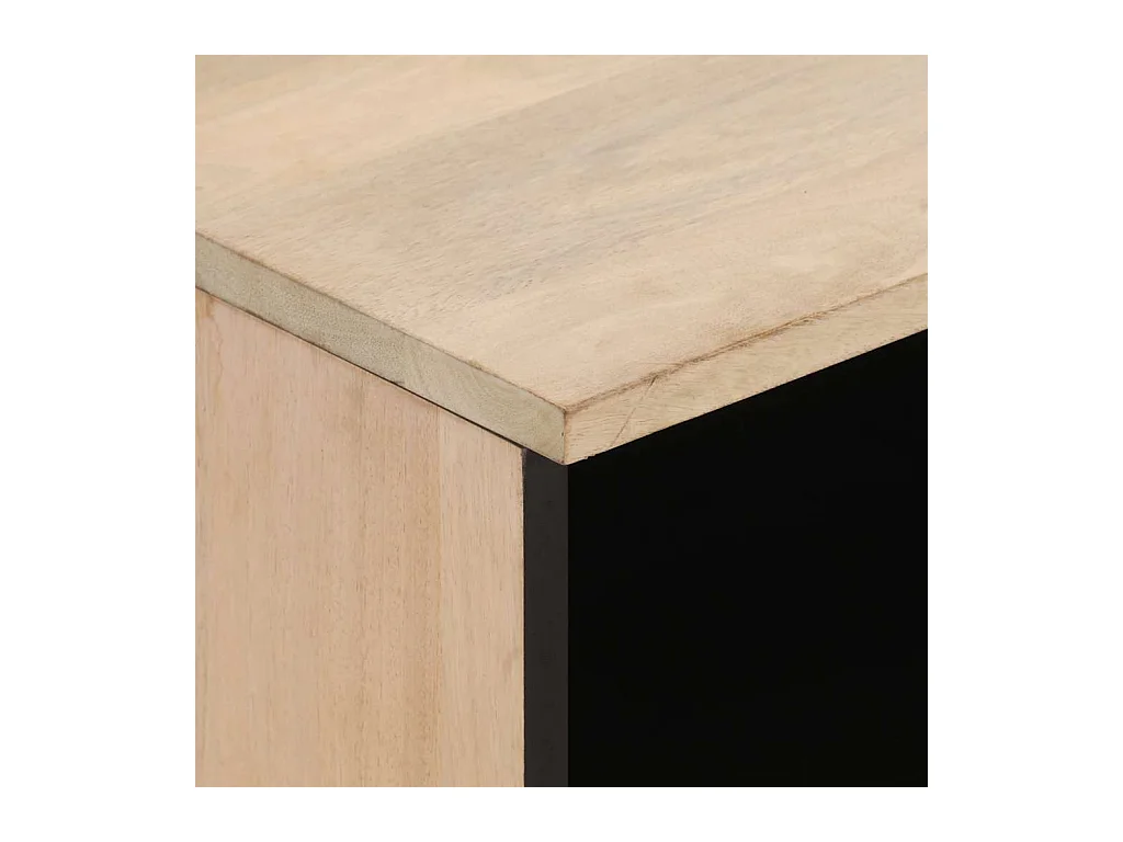 Tables de chevet 2 pcs 40x33x46 cm Bois de manguier solide