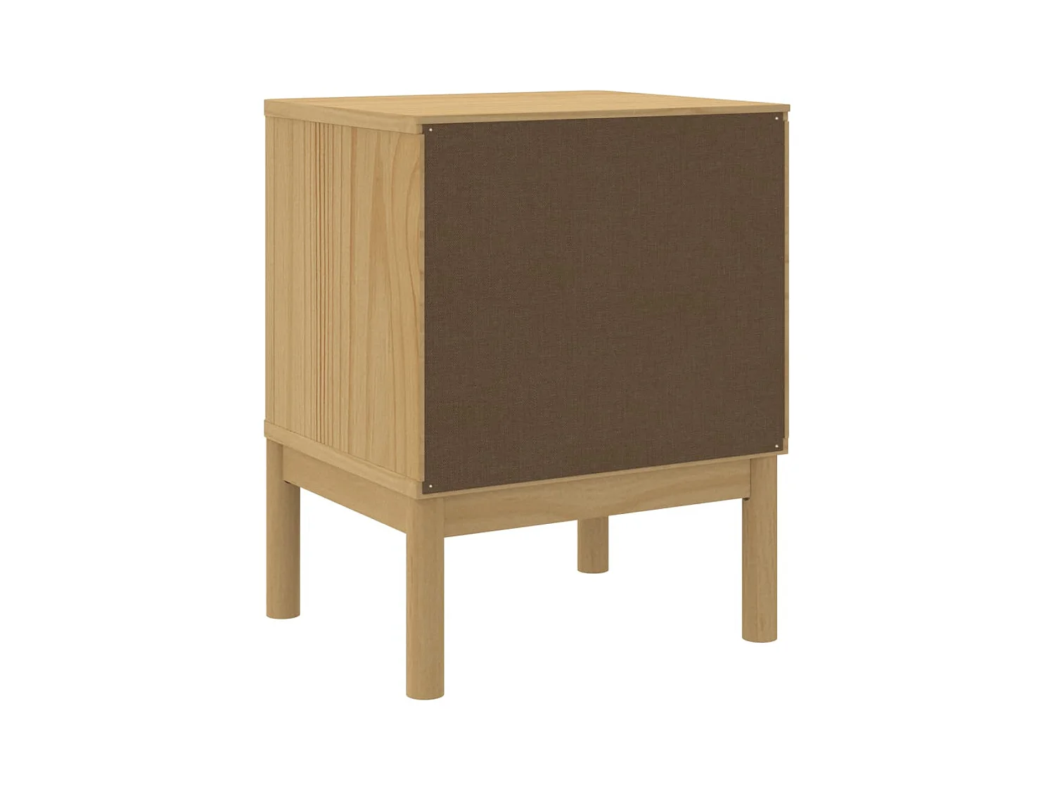 Table de chevet FLORO cire marron 45x39x57cm bois de pin massif