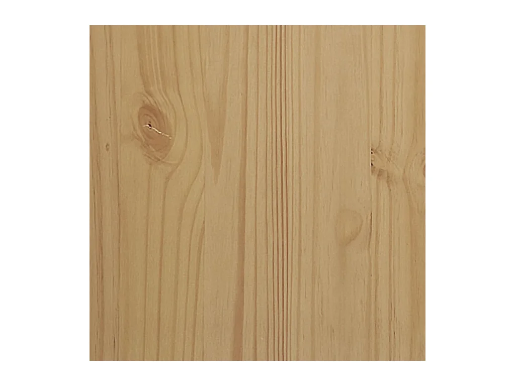 Table de chevet FLORO cire marron 45x39x57cm bois de pin massif