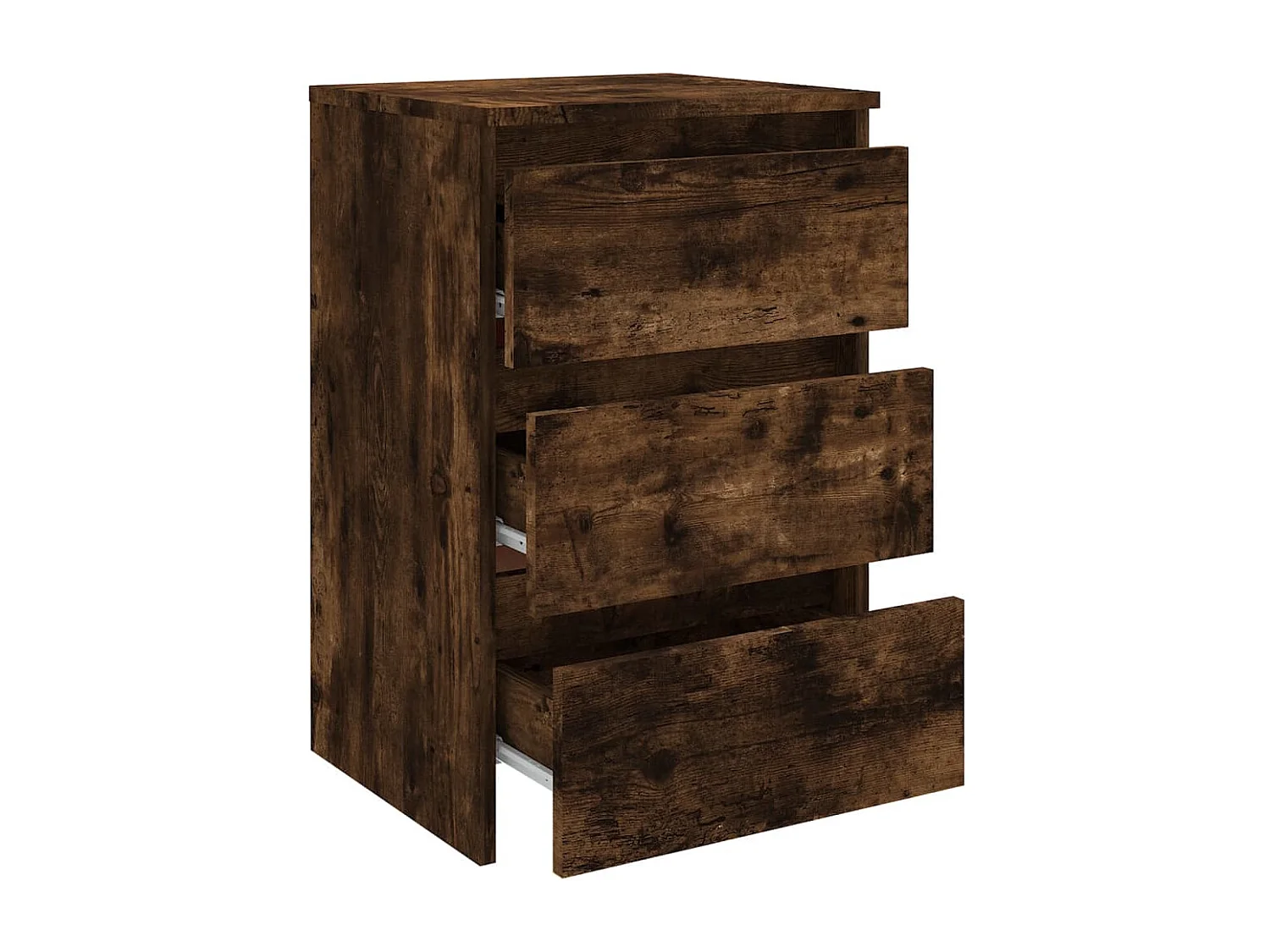 Tables de chevet 2pcs Chêne fumé 40x35x62,5cm Bois d'ingénierie