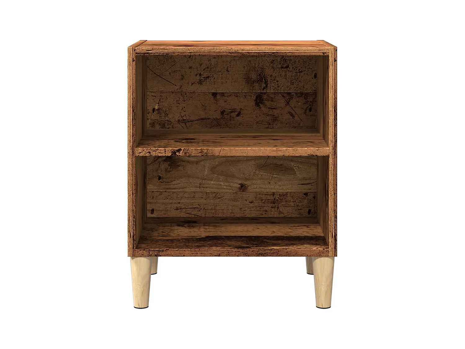 Tables de chevet 2 pcs vieux bois 40x30x50 cm bois d’ingénierie