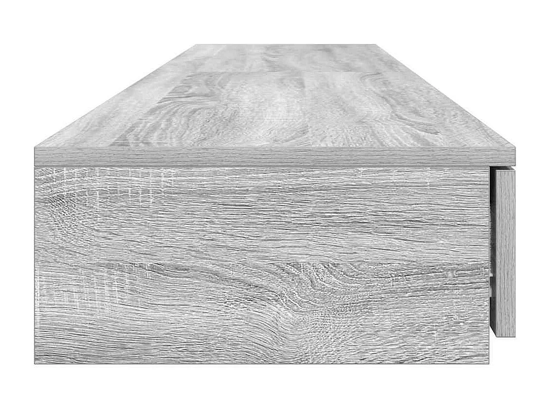 Tiroirs de lit Gris Sonoma 180x36,5x16,5 cm en bois d'ingénierie