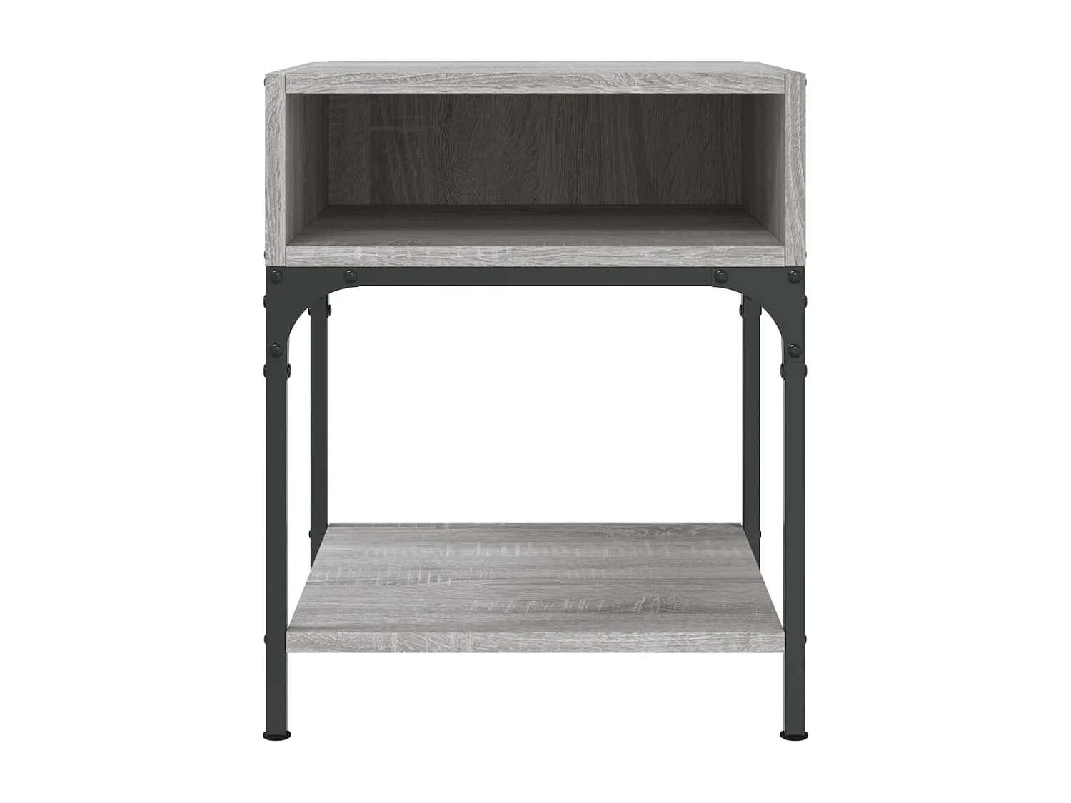 Comodini 2 pezzi grigio sonoma 40x41x50 cm in legno ingegnerizzato