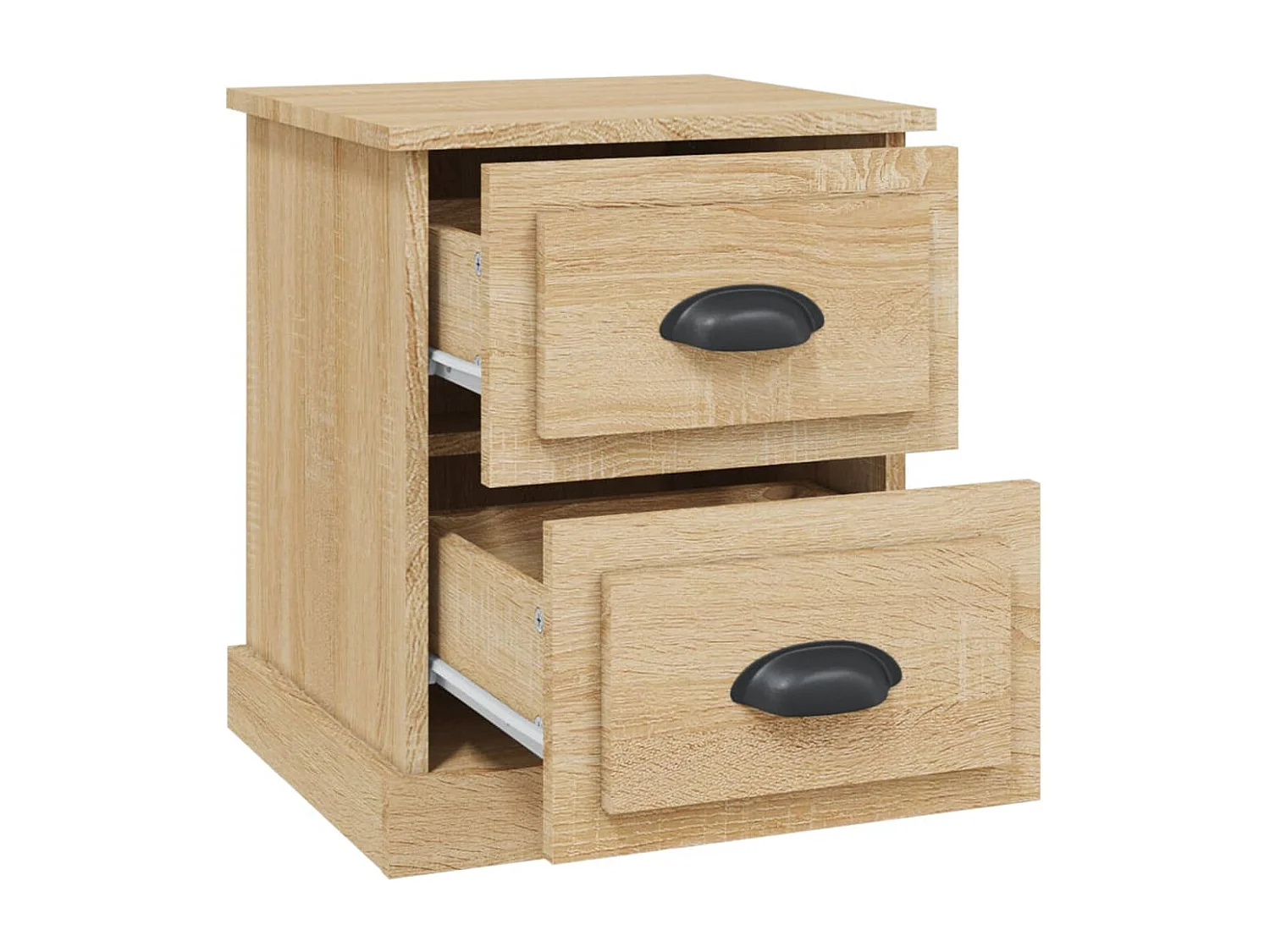 Table de chevet chêne sonoma 39x39x47,5 cm bois d'ingénierie