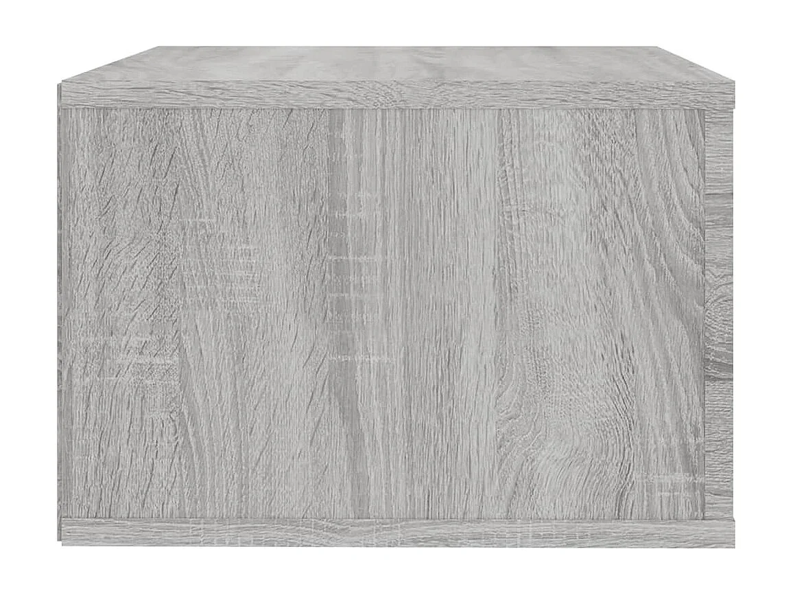 Table de chevet murale Sonoma gris 50x36x25 cm