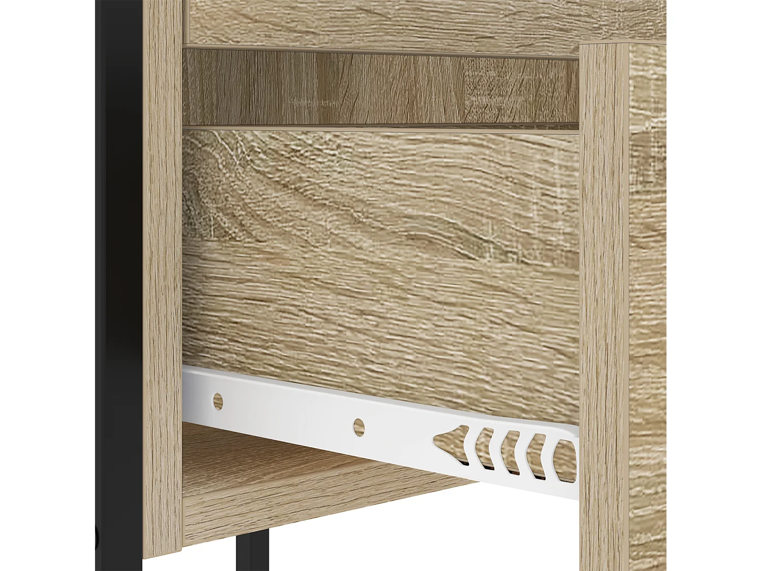 Cabinet de chevet avec tiroir Chêne sonoma 42 x 41 x 61 cm