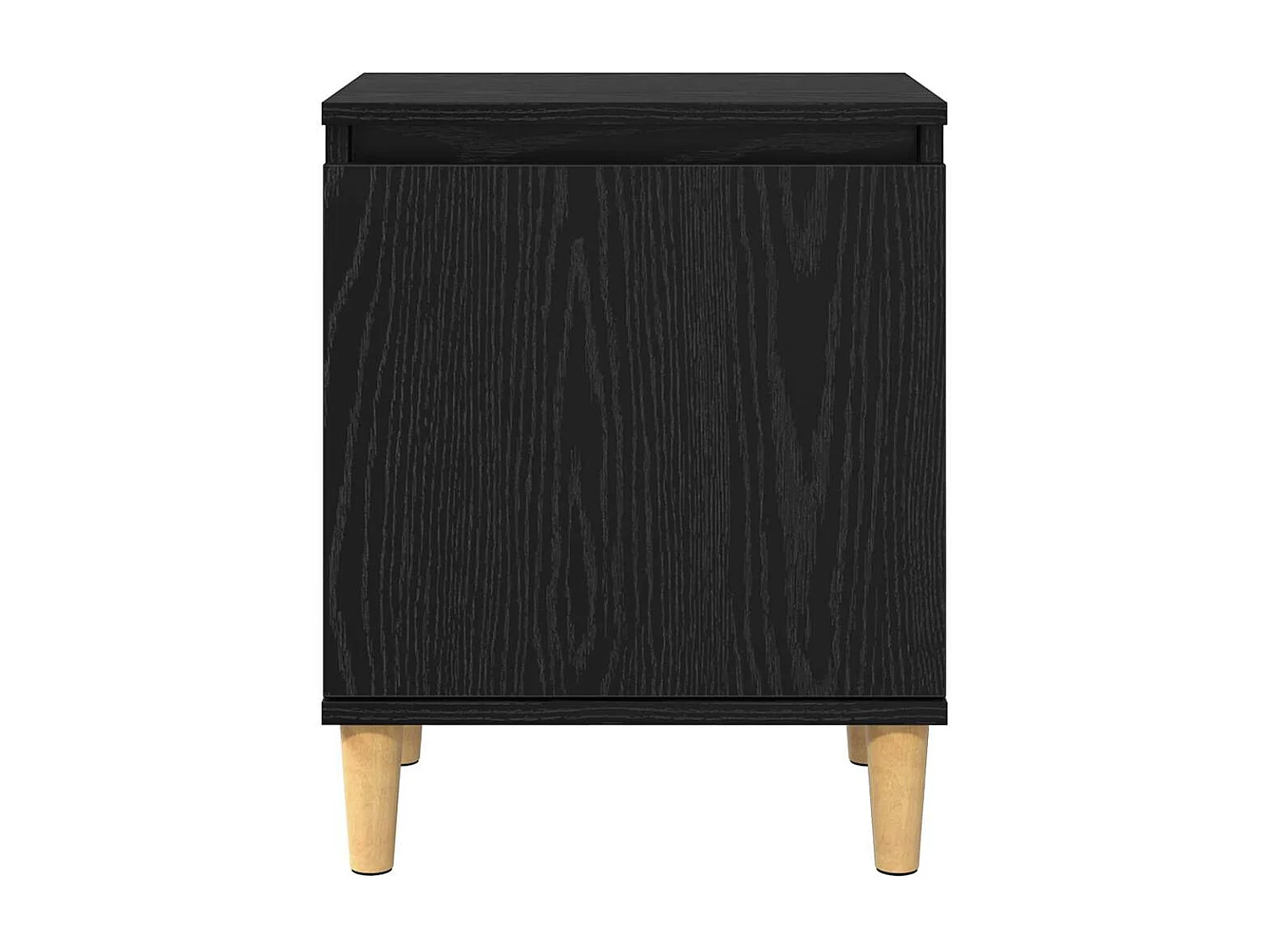 Table de chevet en chêne noir Chêne noir Bois d'ingénierie