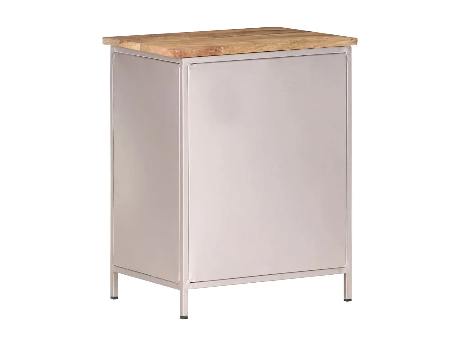 Comodino 40x30x50 cm Legno di mango grezzo