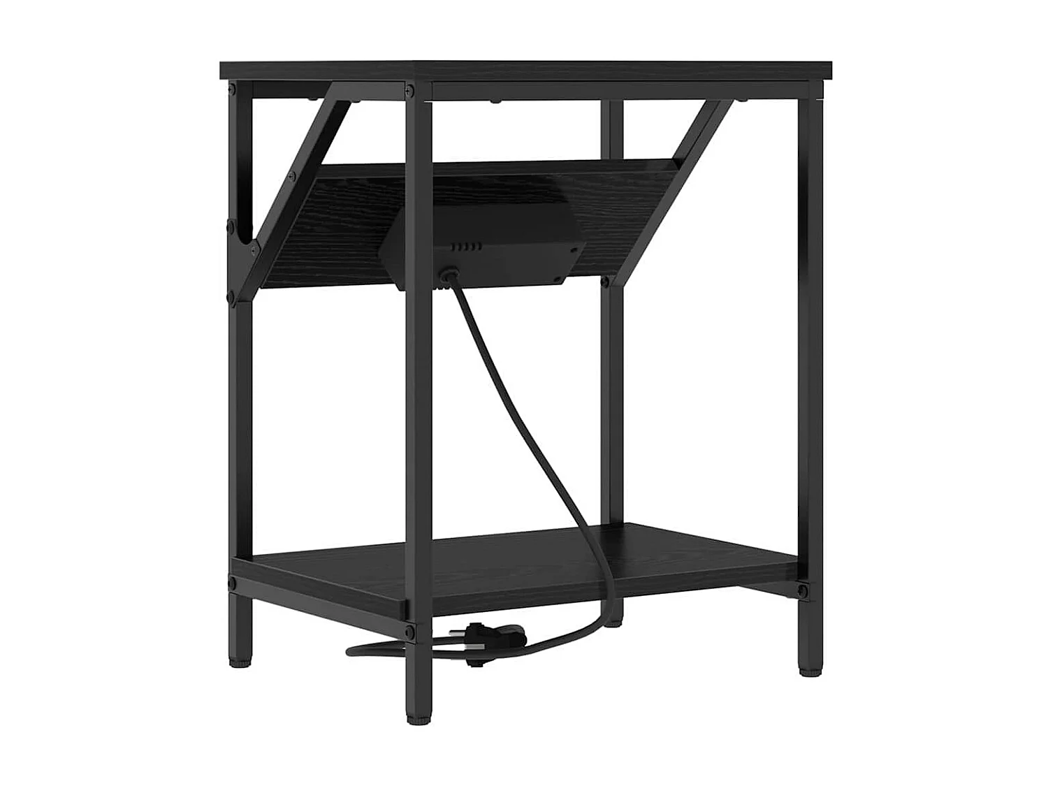 Cabinet de chevet Chêne noir 38 x 30 x 48 cm Bois d'ingénierie