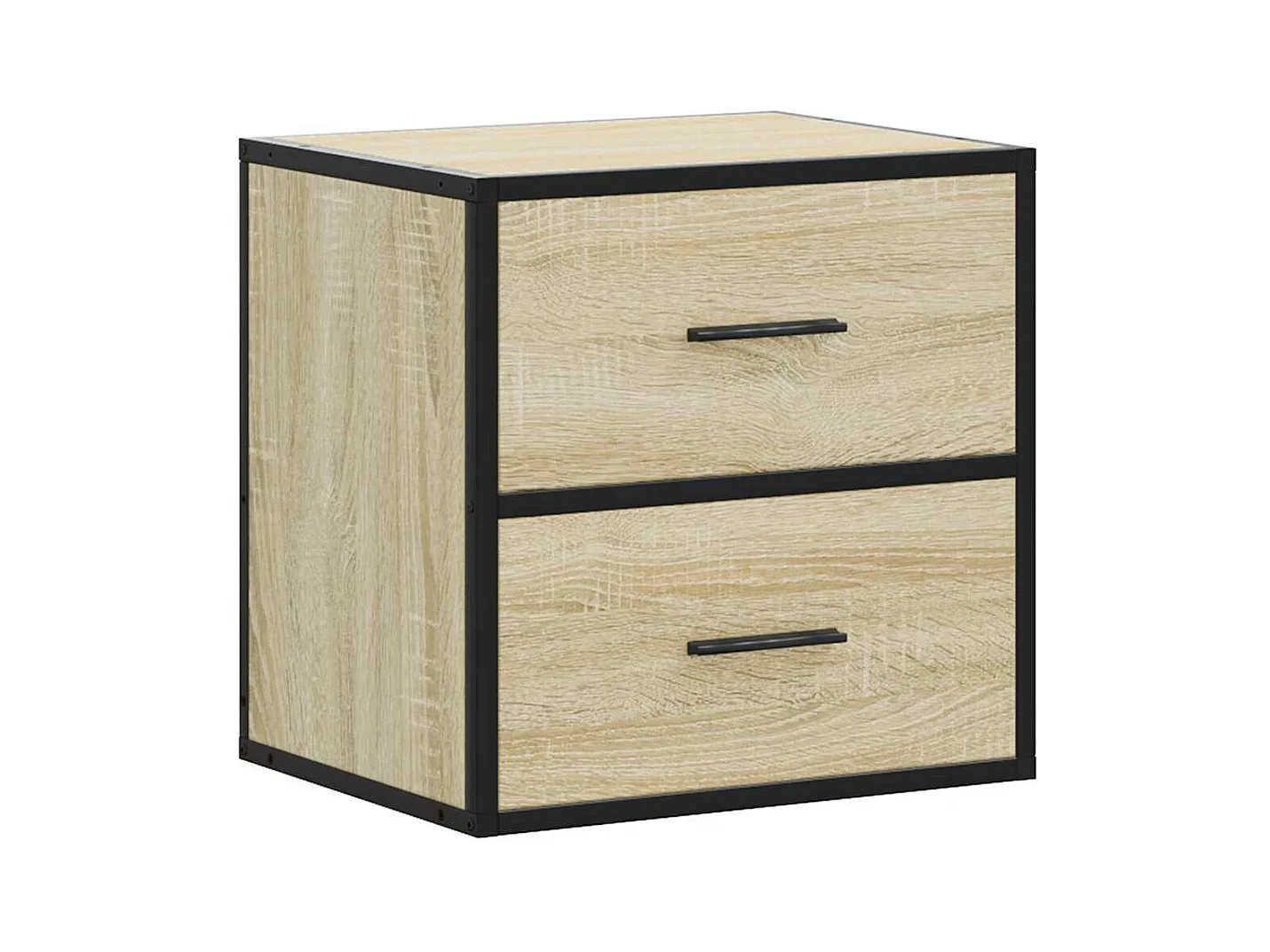 Tables de chevet murales 2 pcs chêne sonoma 40x31x39,5 cm