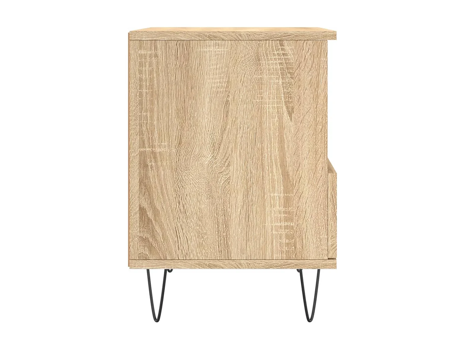 Comodino in rovere Sonoma 40x35x50 cm in legno ingegnerizzato