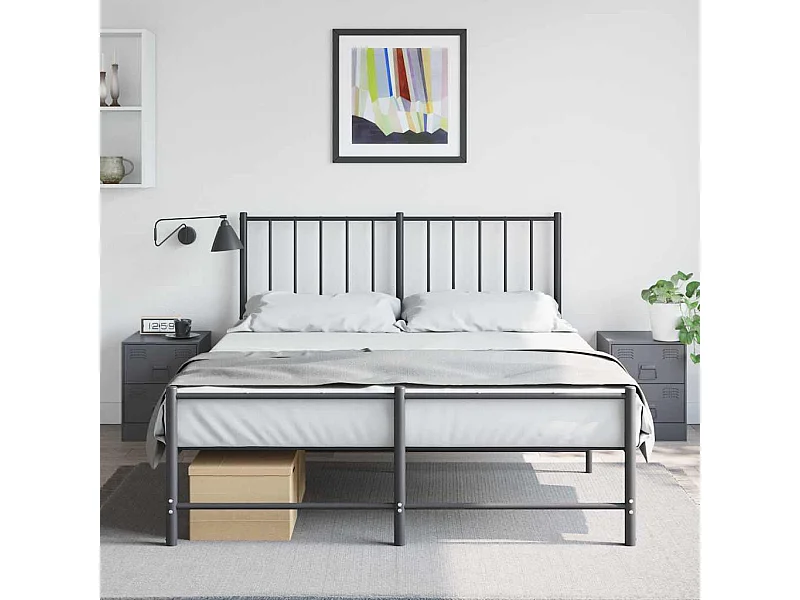 Nachtkastjes 2 stuks antraciet 34,5x39x44 cm staal