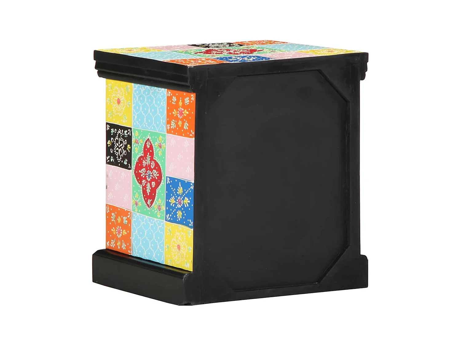 Table de chevet Multicolore 40x35x45 cm en bois composite