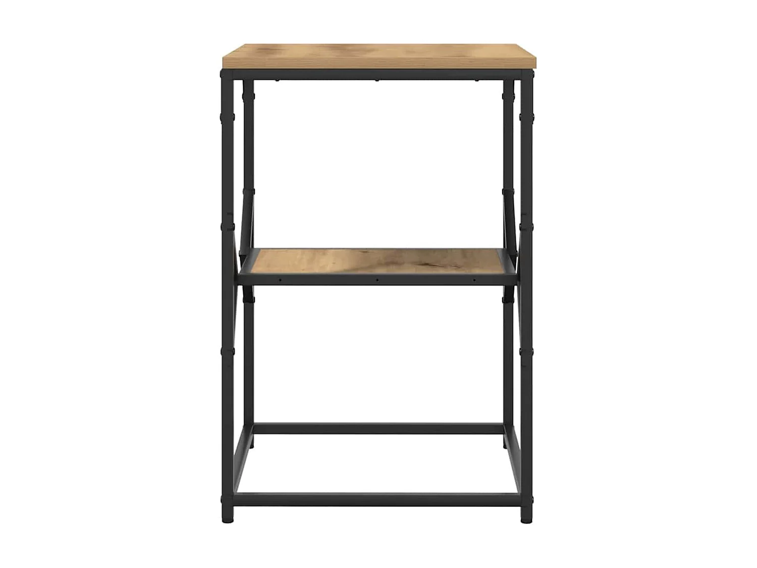 Table d'appoint Artisan Chêne 41x40x60 cm Bois d'ingénierie