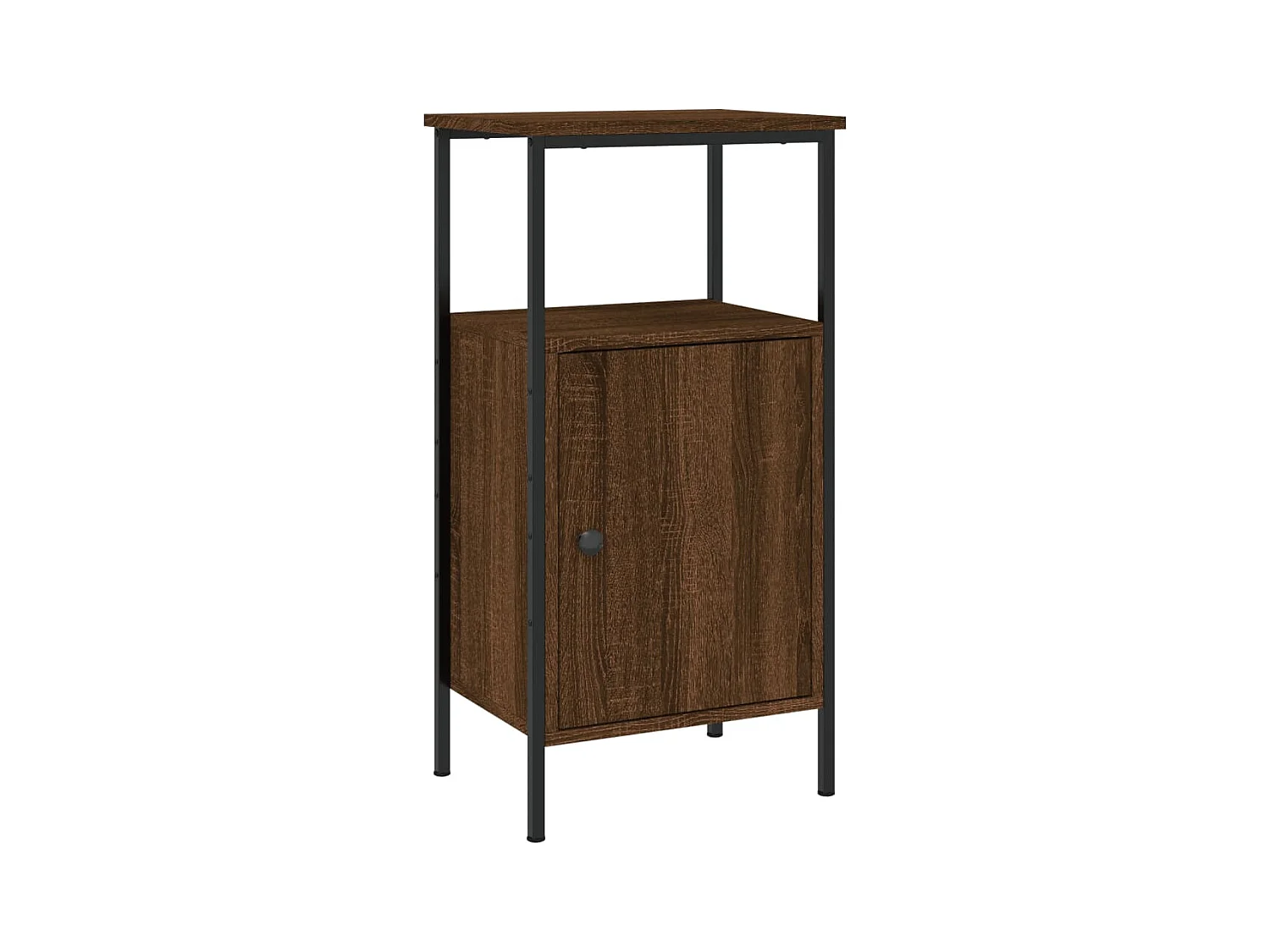 Tables de chevet 2 pcs chêne marron 41x31x80 cm bois ingénierie