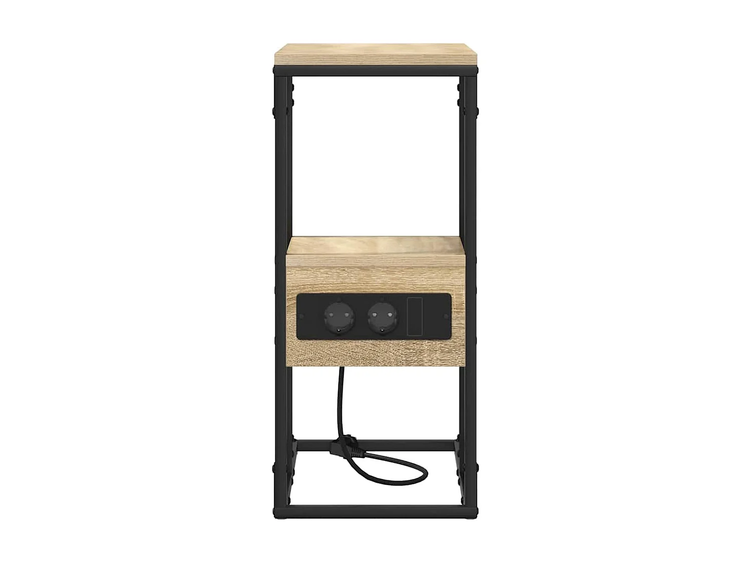 Comodino con cassetto in rovere Sonoma 41,5 x 26 x 60,5 cm