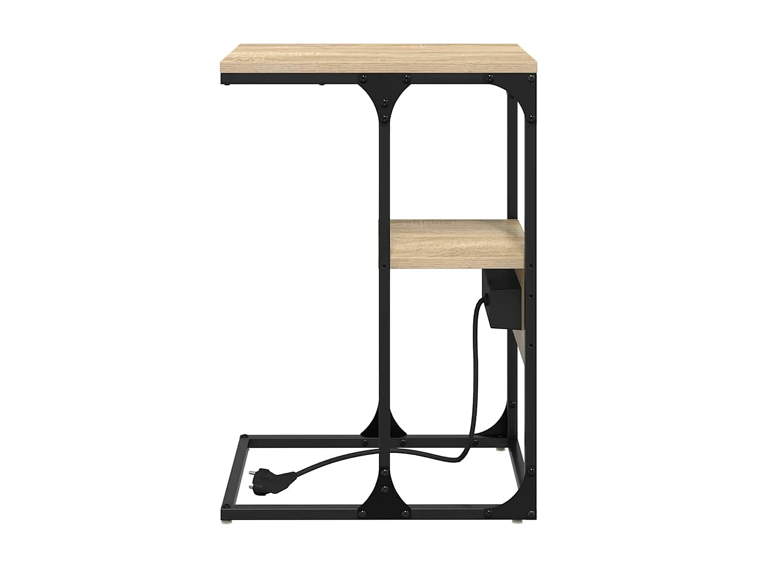 Comodino con cassetto in rovere Sonoma 41,5 x 26 x 60,5 cm