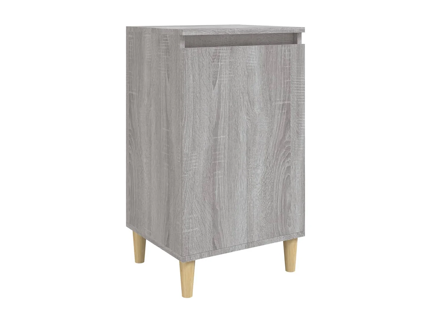 Table de chevet sonoma gris 40x35x70 cm bois d'ingénierie