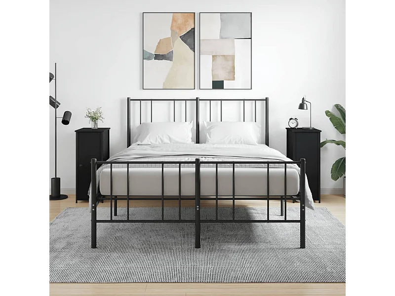 Nachtkastjes 2 stuks zwart 32x42x80 cm bewerkt hout