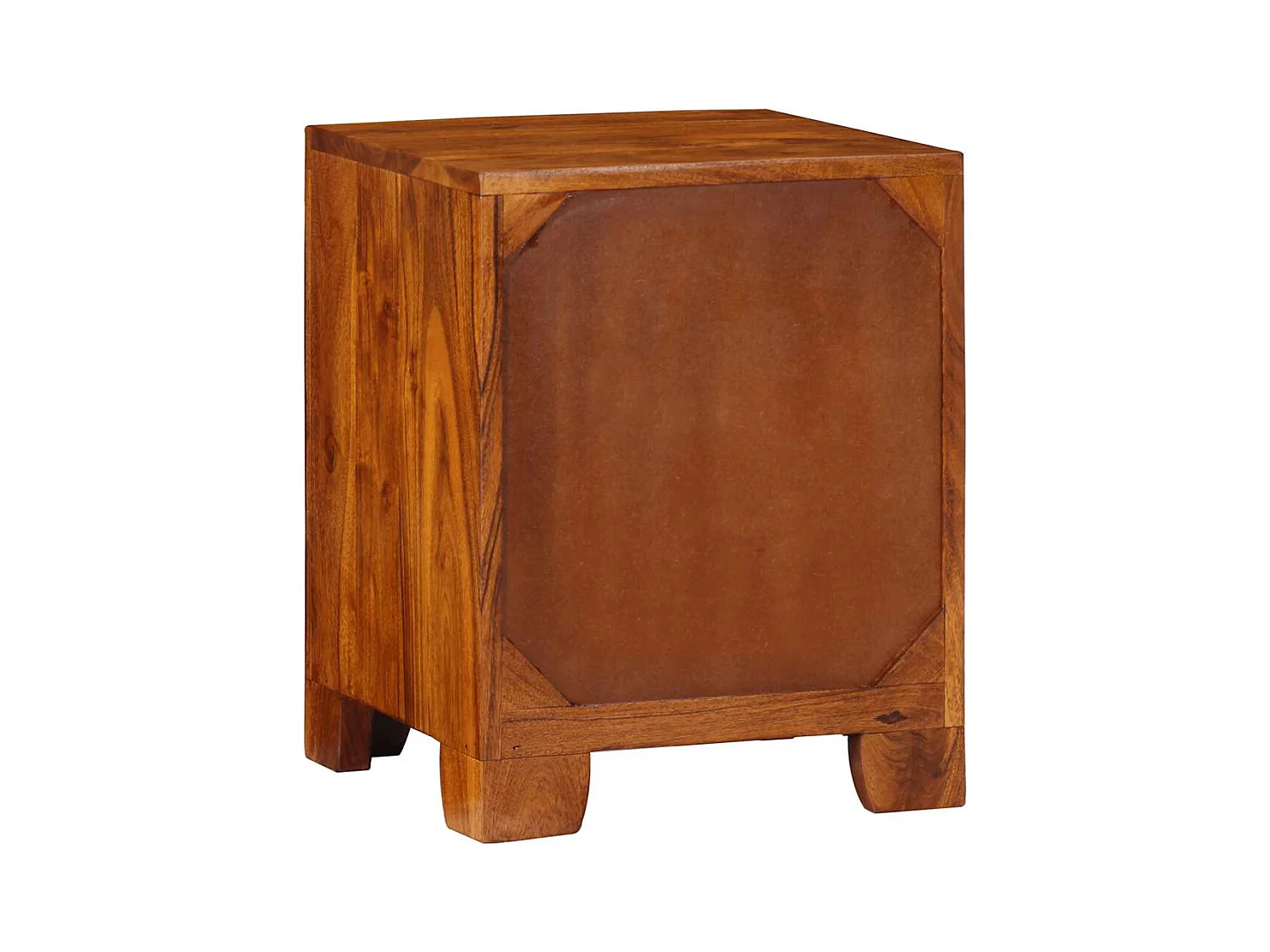 Table de chevet 2 pcs 35x35x45 cm bois d'acacia massif