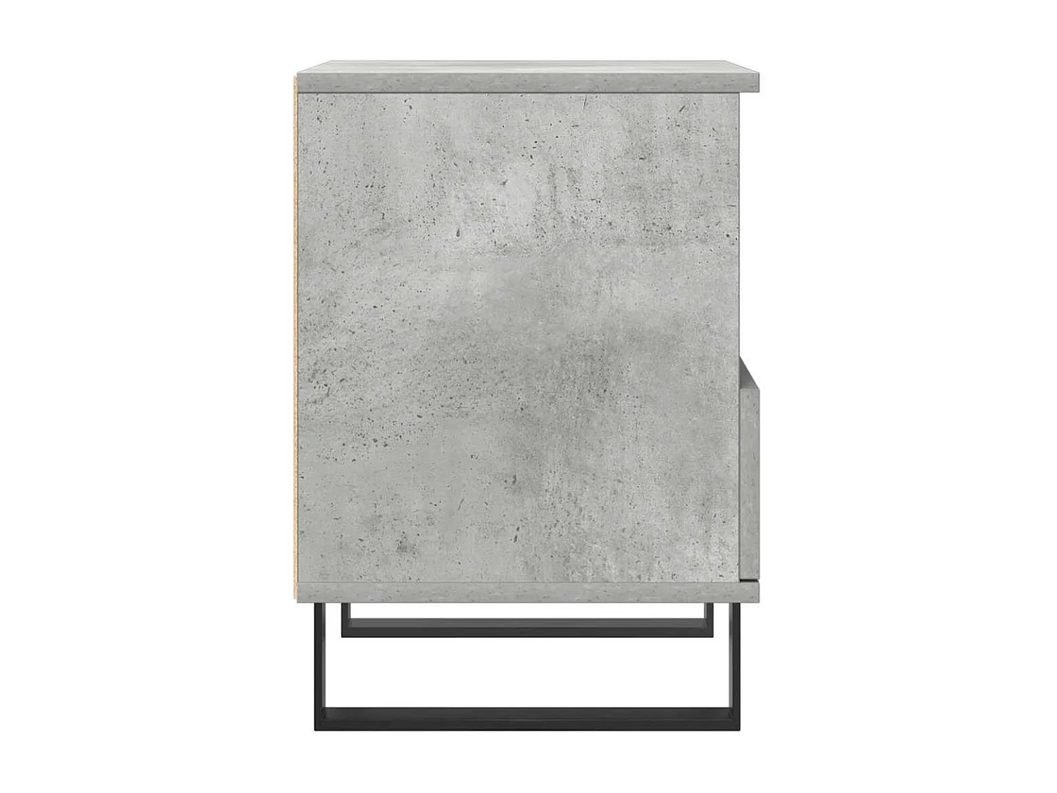 Table de chevet gris béton 40x35x50 cm bois d’ingénierie