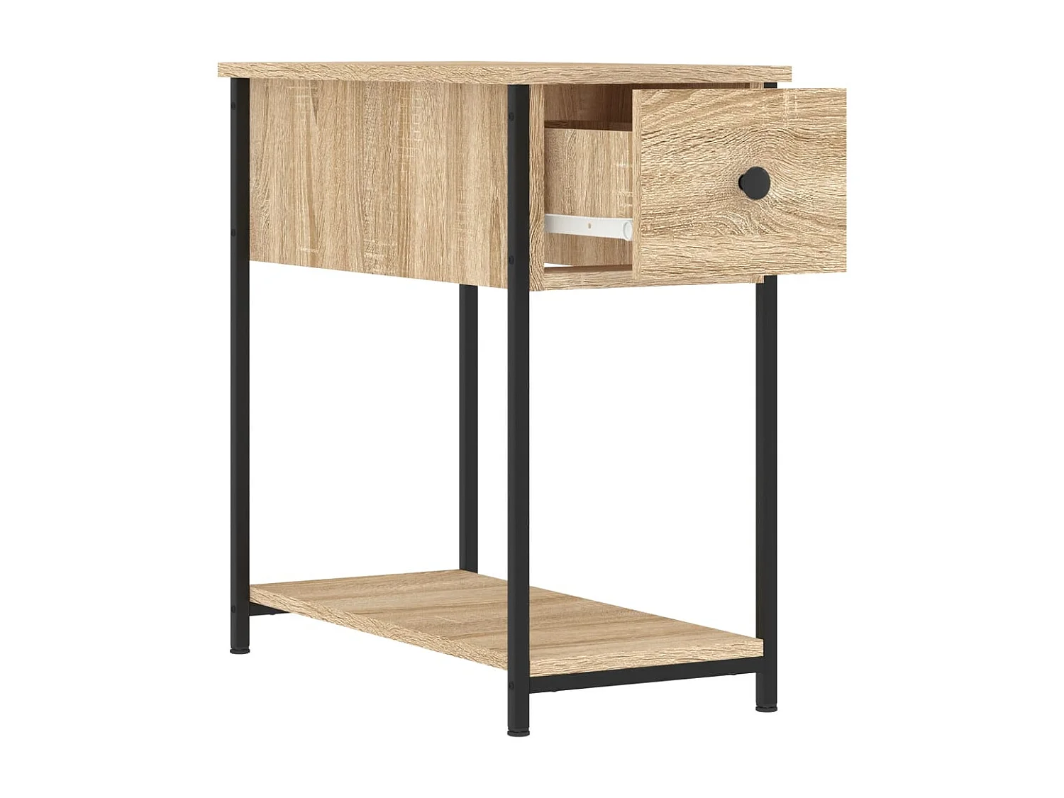 Nachtkastjes 2 stuks Sonoma eiken 30x60x60 cm bewerkt hout