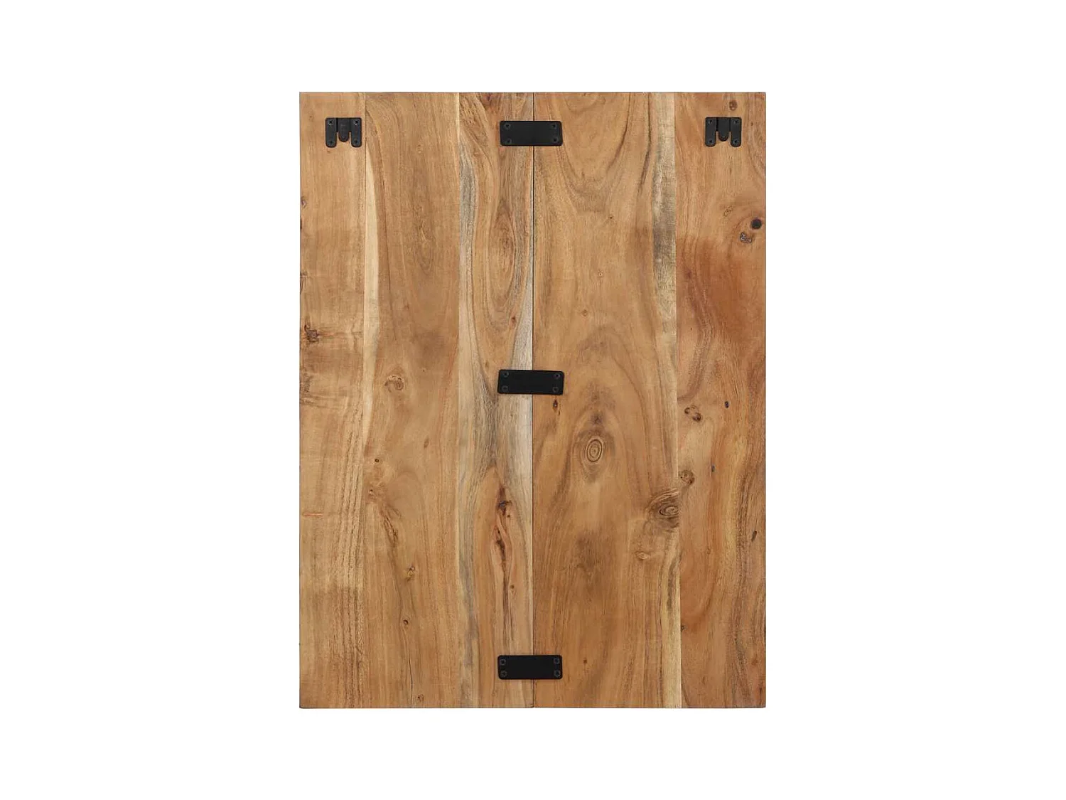 Comodino 60x32x80 cm in legno massello di acacia