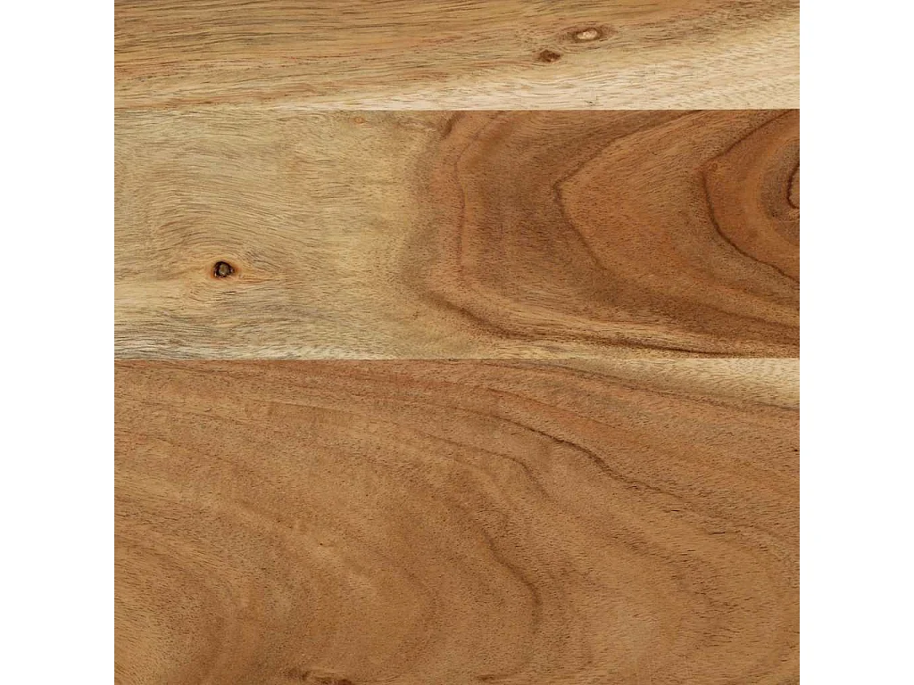 Comodino 60x32x80 cm in legno massello di acacia