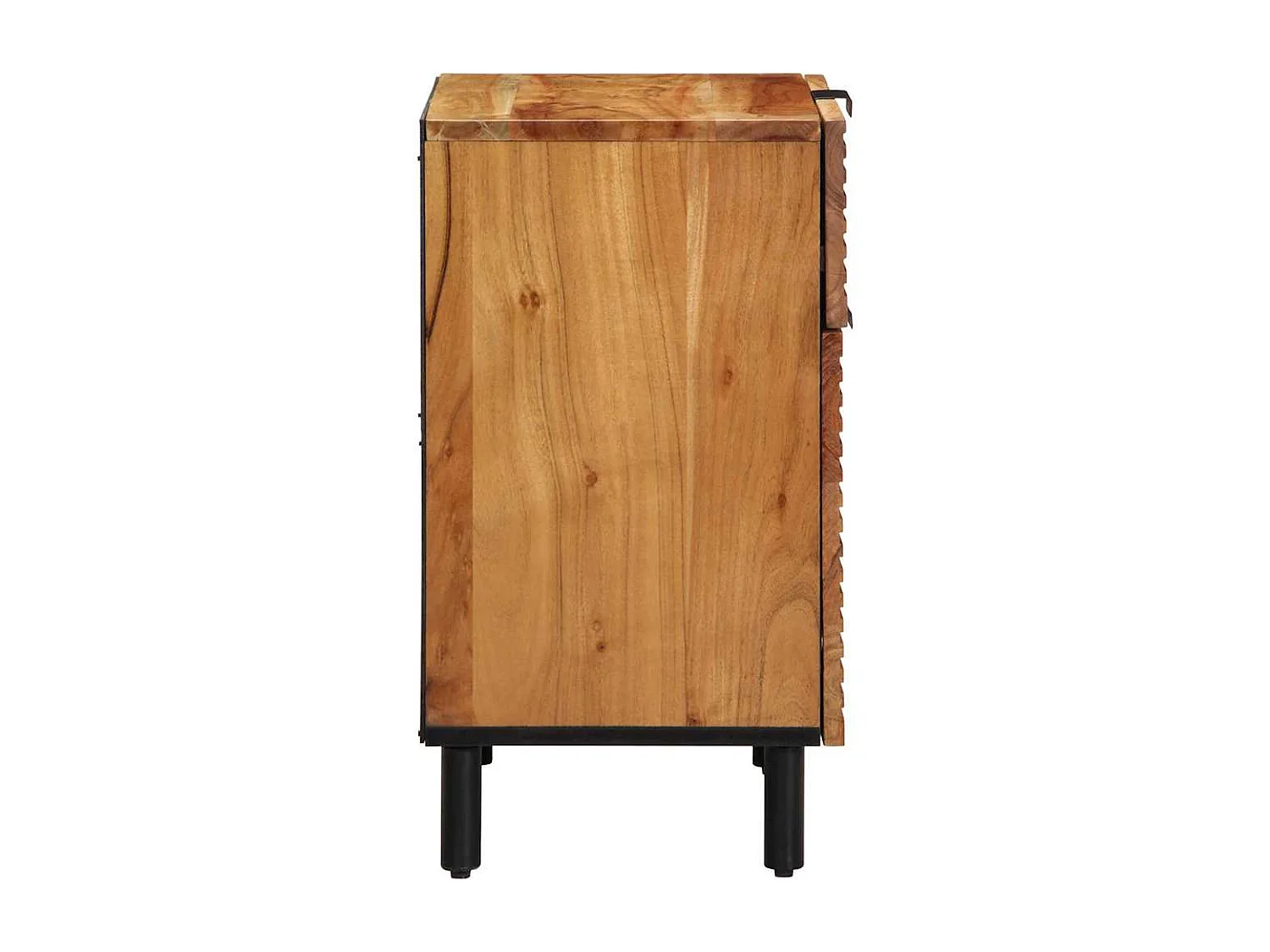 Table de chevet 50x33x60 cm en bois massif d'acacia