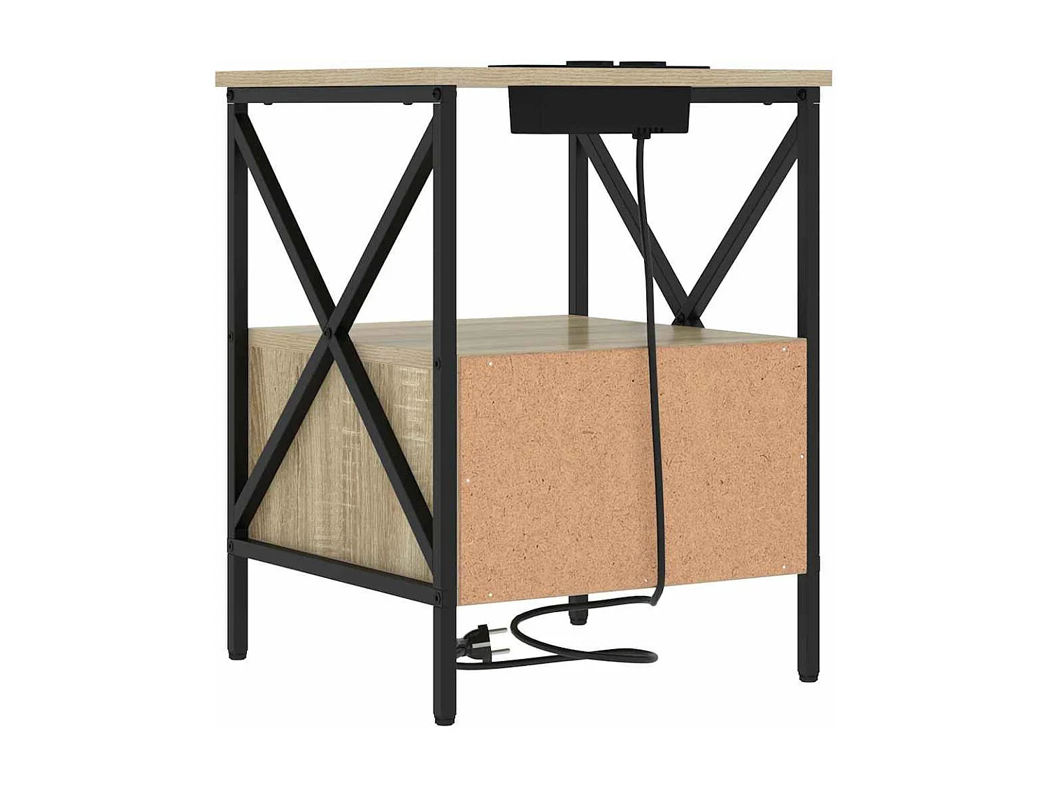 Cabinet de chevet 2 pcs Chêne sonoma 41.5 x 40.5 x 55 cm