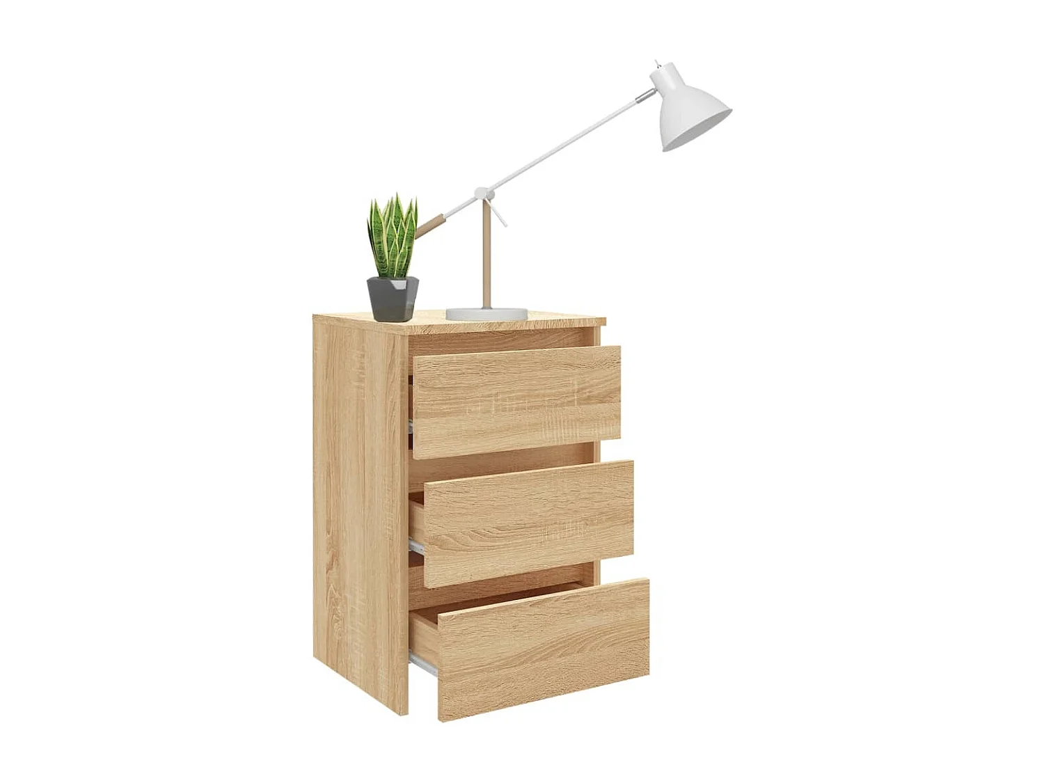 Table de chevet Chêne sonoma 40x35x62,5 cm bois d'ingénierie