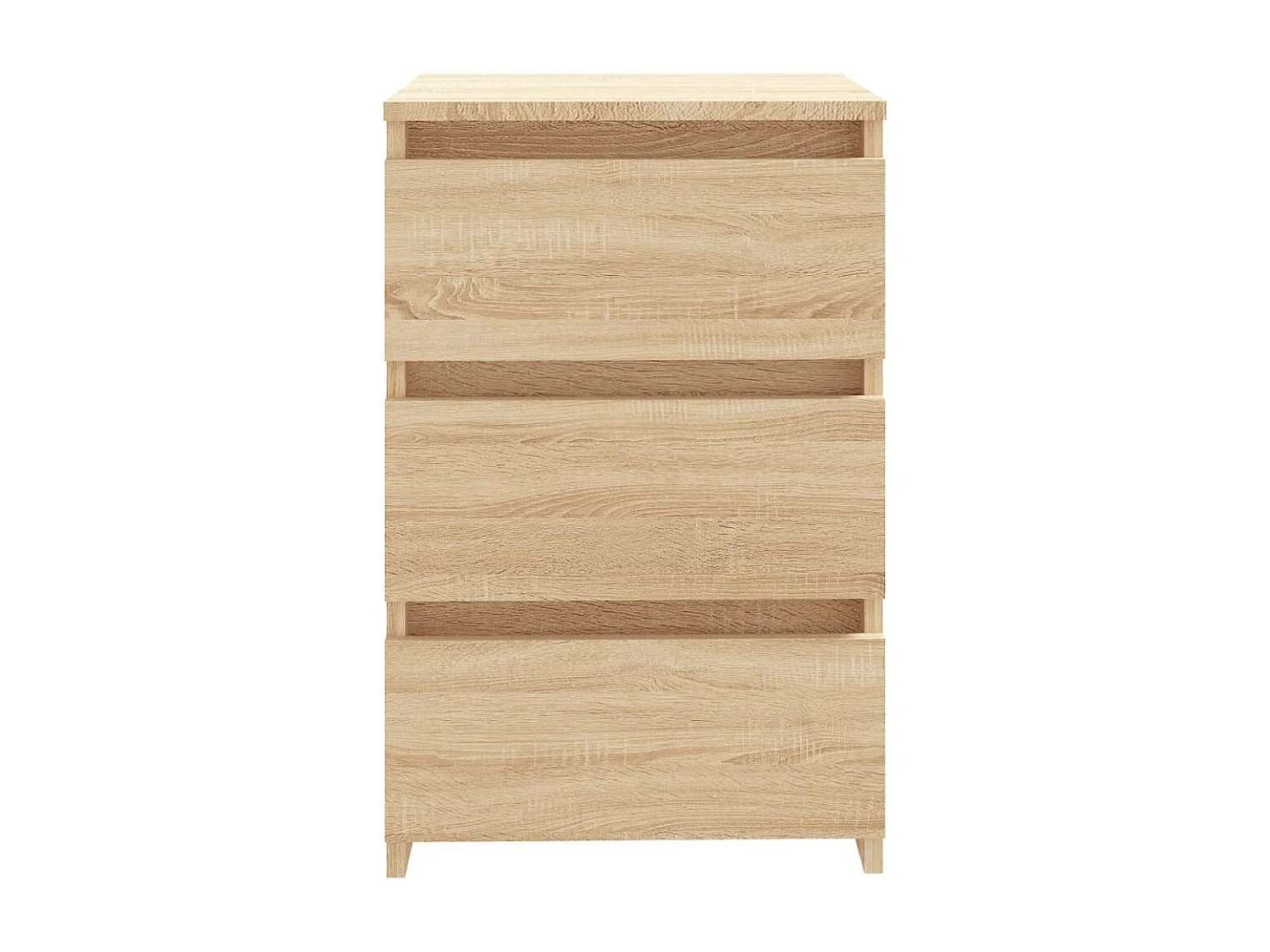 Mesita de noche roble Sonoma 40x35x62,5 cm madera de ingeniería