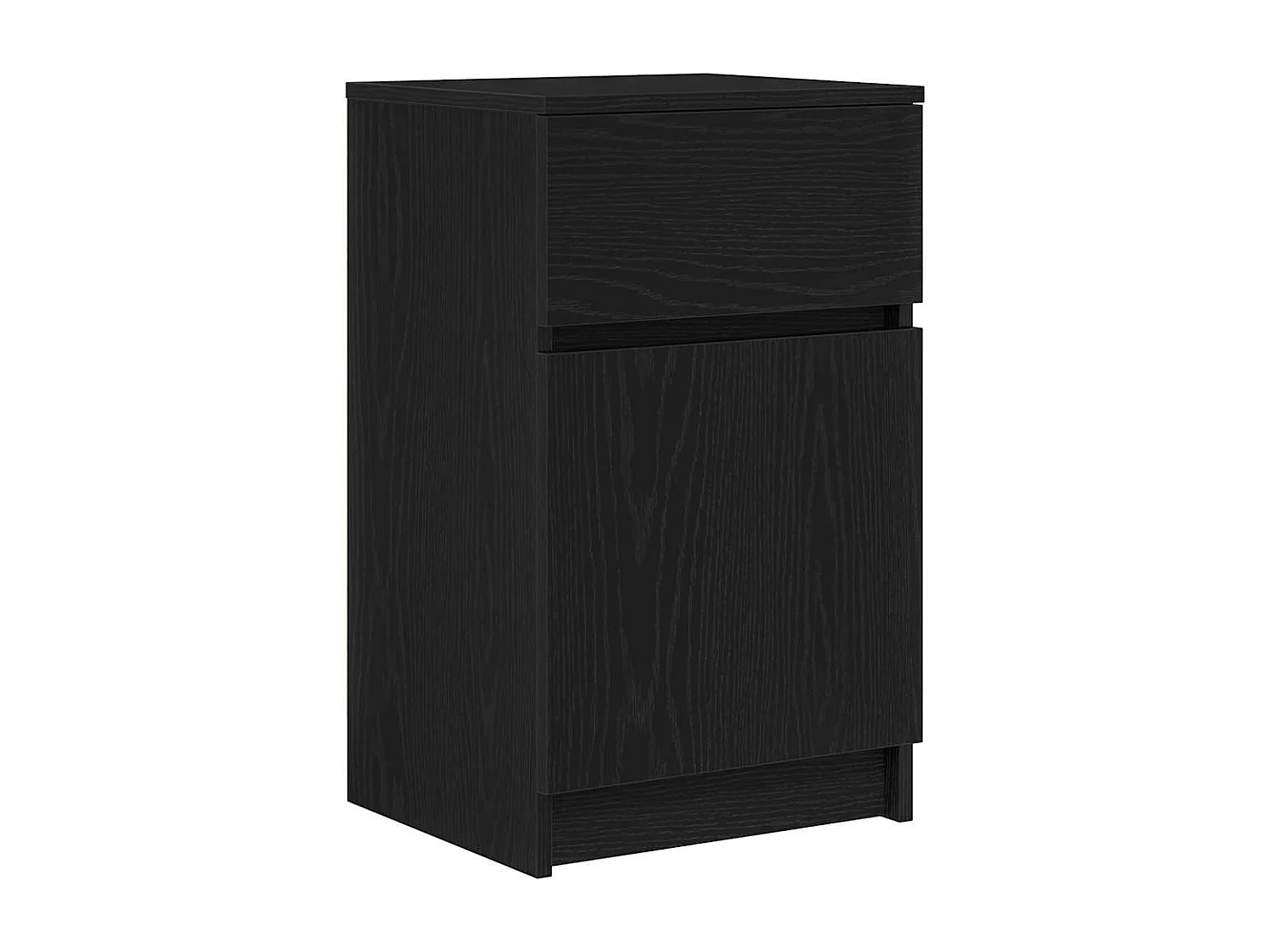 Tables de chevet 2 pcs noir 39x35x65 cm bois d’ingénierie